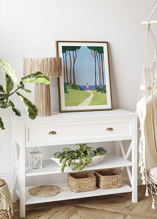 Pôster de viagem de um dia