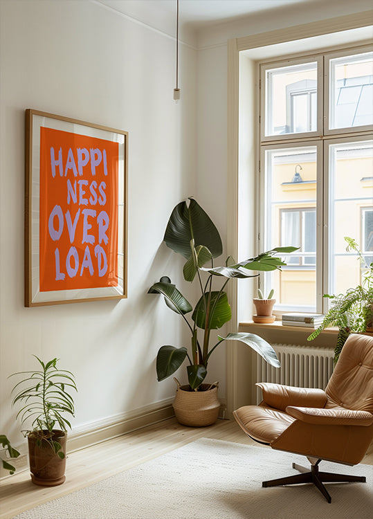 Póster Sobrecarga de felicidade