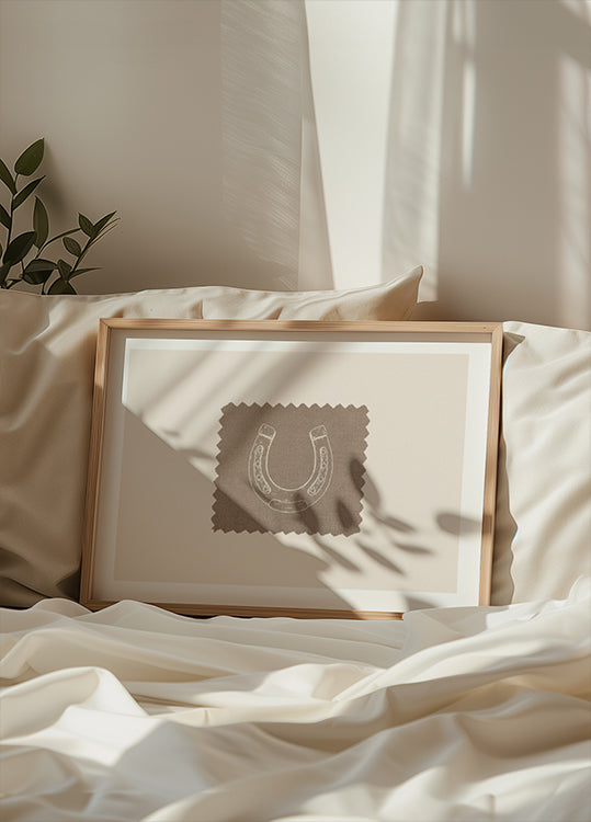 Pôster Linho em ferradura rústico