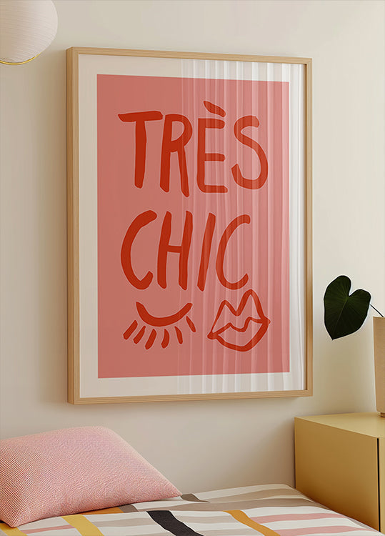 Pôster Très Chic Rosa