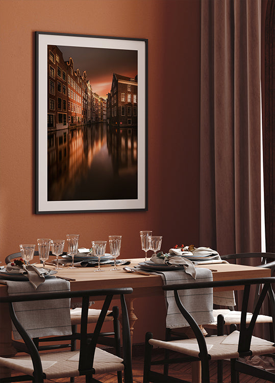 Pôster da noite de Amsterdã