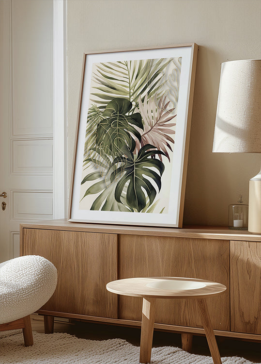 Pôster Buquê Tropical Boho