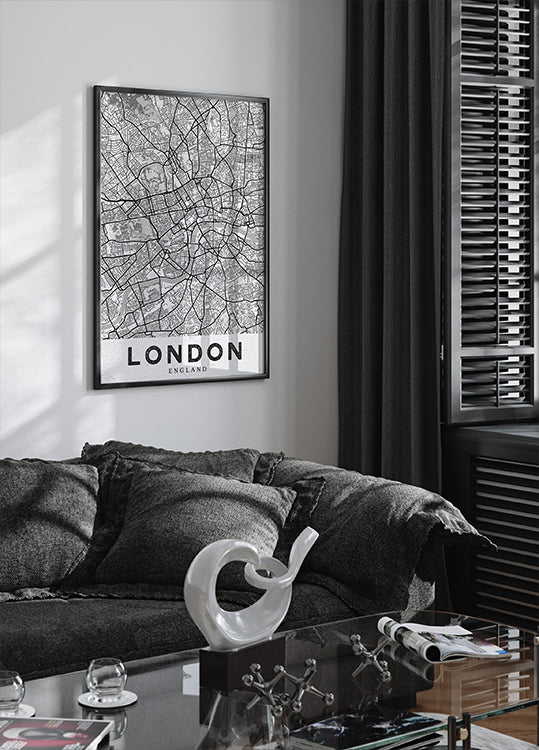 Póster Branco de Londres