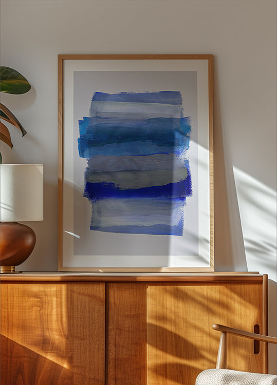 Póster Pinceladas Abstratas 45Y