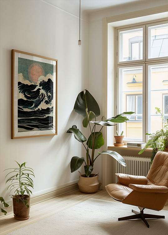 Póster Celestial Wavescape