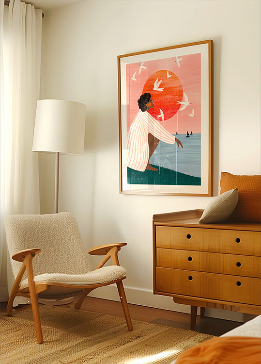 Pôster Pôr do sol no meu próprio