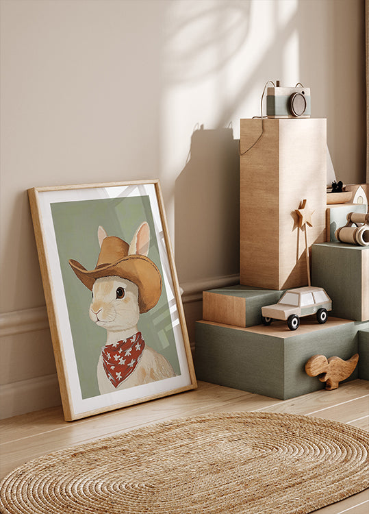 Pôster Coelho Cowboy