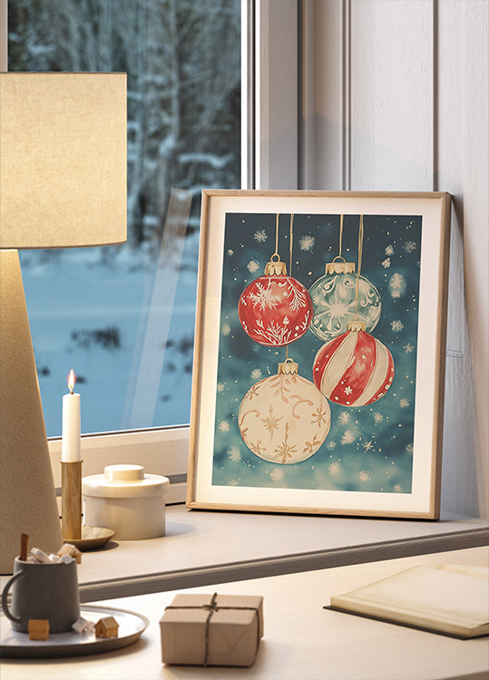 Póster Enfeites de Natal No.3