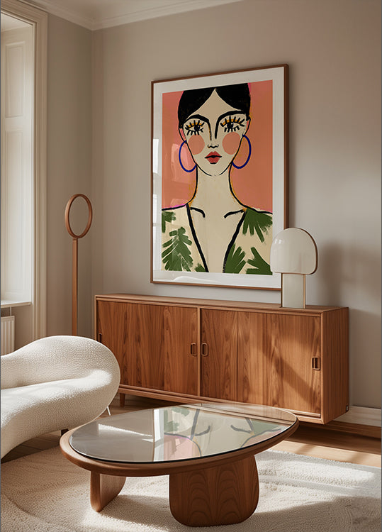 Pôster de elegância ousada