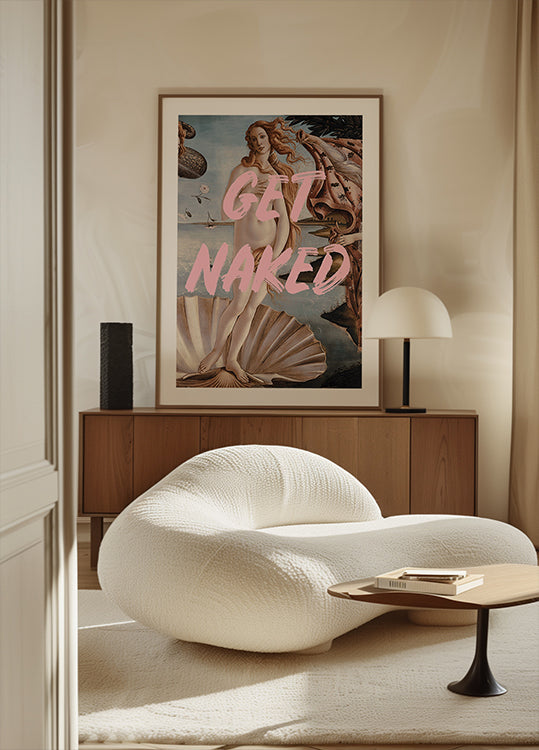 Póster Venus fica nua