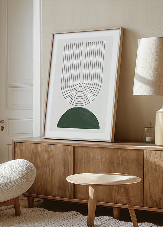 Verde de meados do século moderno No.5