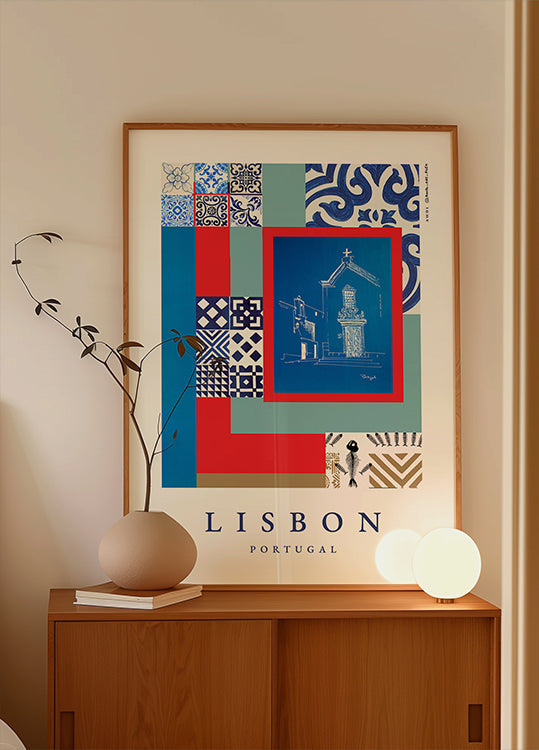 Póster Fachadas de Lisboa