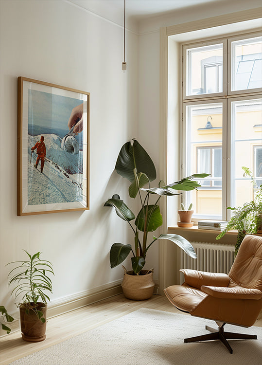 Pôster Montanha do sorvete - biscoitos e creme