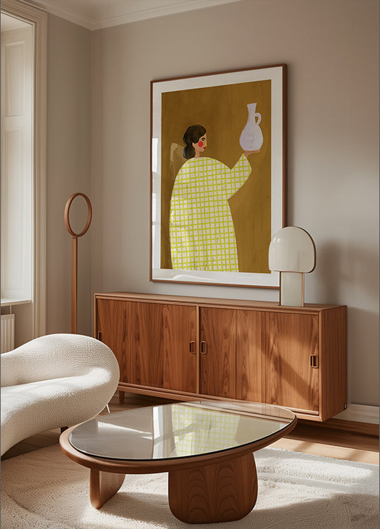 Pôster A Mulher com Vaso