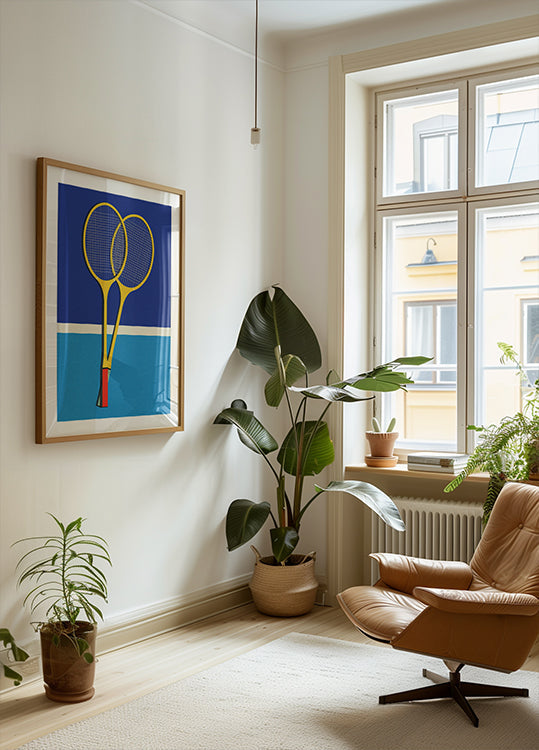 Raquetes de badminton de madeira