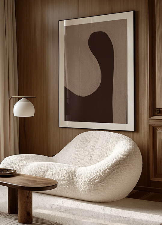 Póster Cópia da paleta de cores Mocha Mousse Iv