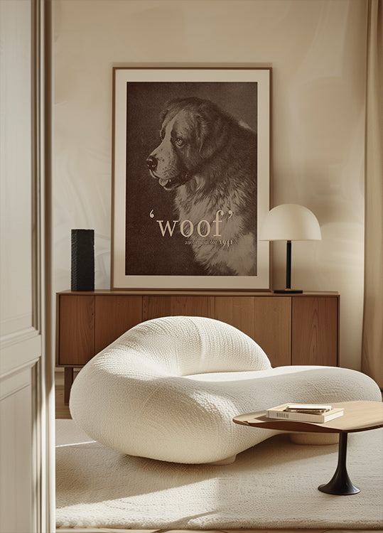 Póster Famoso Cão Citação