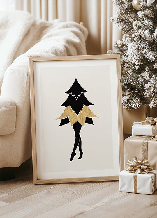 Pôster Lady Gaga no Natal (vers.2)