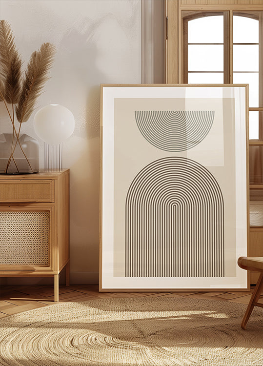 Póster Geometria do Arco Moderno