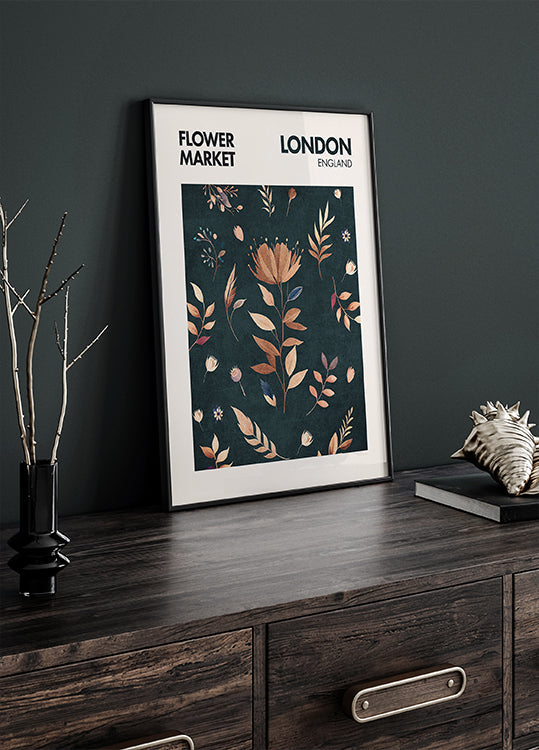Póster Pétalas em Londres