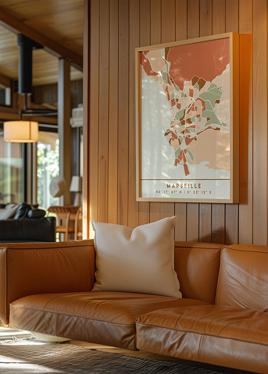 Pôster Tons Pretos 48 da Terra dos Mapas