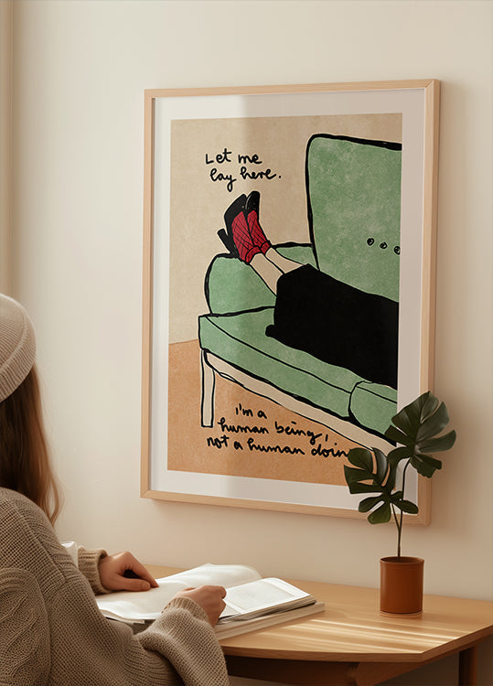 Póster Deixe-me deitar aqui