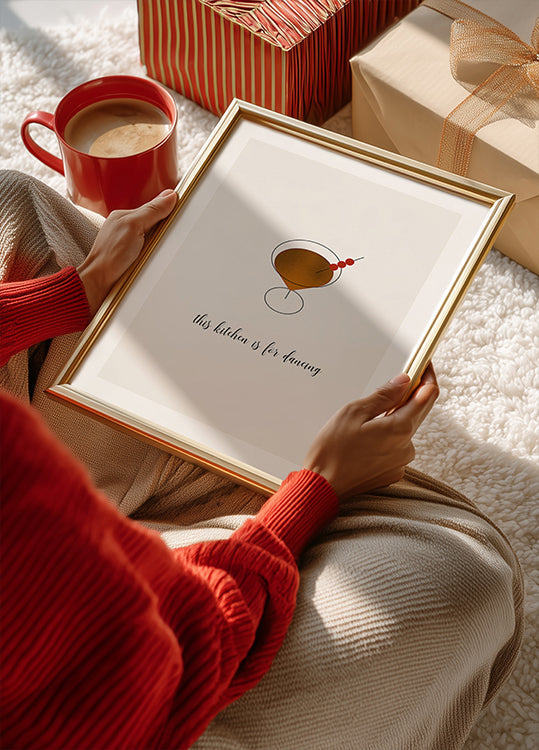 Pôster de cozinha de Natal