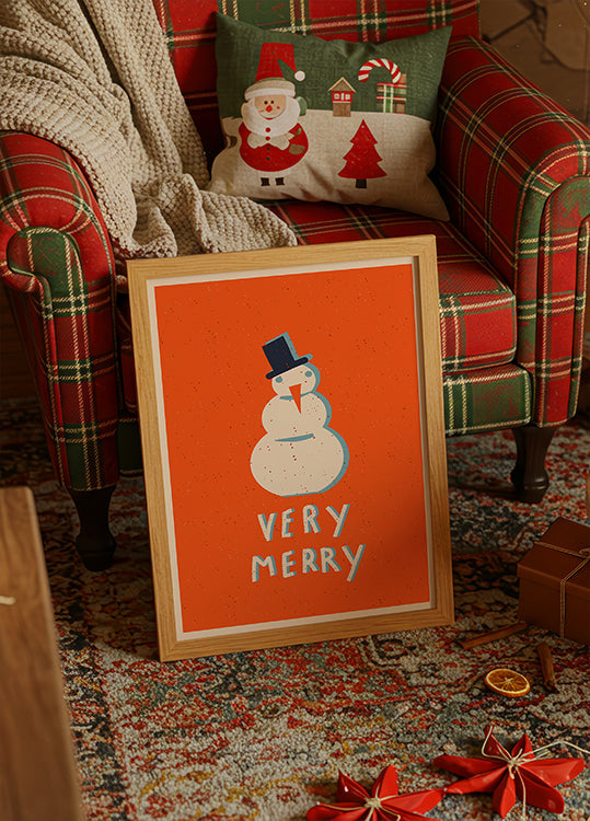 Póster Happychristmasno75