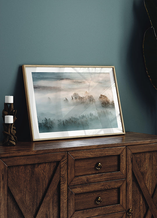 Póster Winter fog