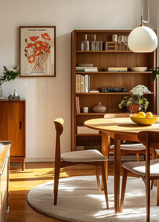 Mercado de Flores. Póster Barcelona