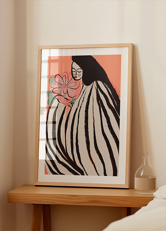 Pôster Um Momento Silencioso (Pêssego)