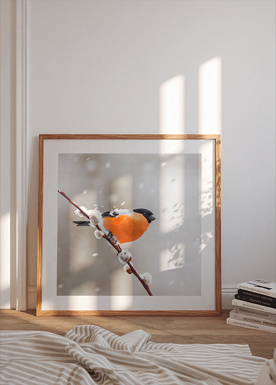 Póster Dom-fafe em uma tempestade de neve