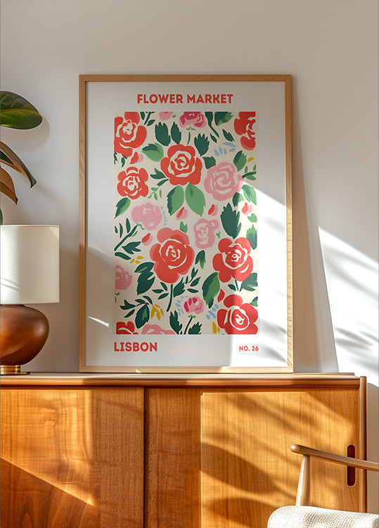Póster Mercado das Flores de Lisboa
