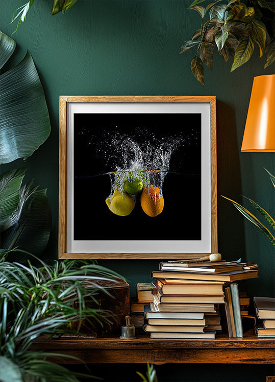 Póster Citrus Splash