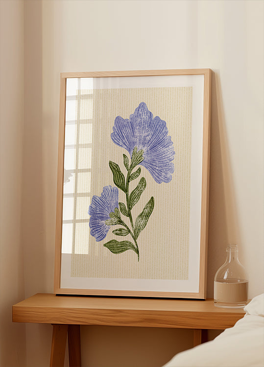 Pôster de flores vintage