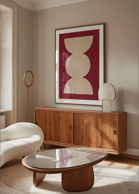 Pôster Simetria Curva