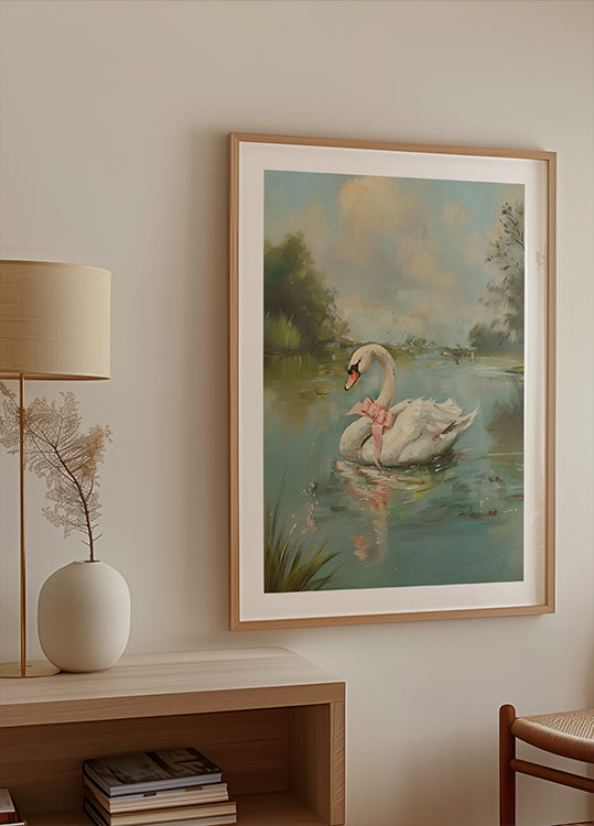 Coquete cisne vintage