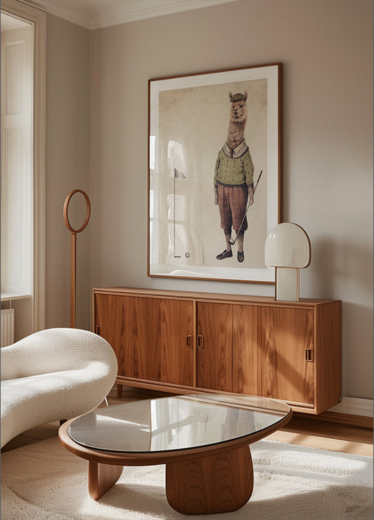 Pôster Clube de Golfe da Alpaca