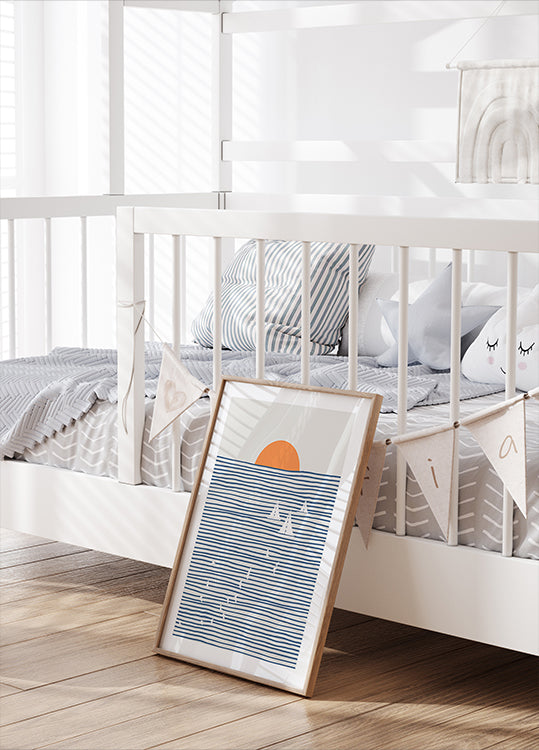 Pôster Três Velas Brancas