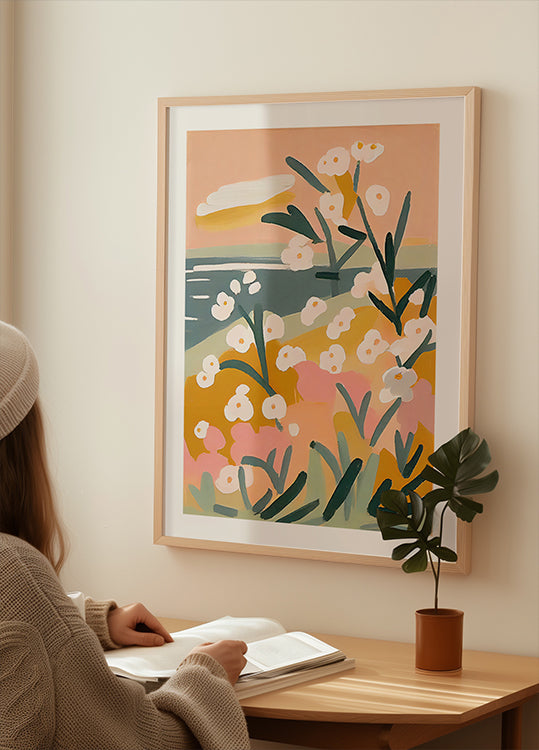 Pôster Pétalas pela costa