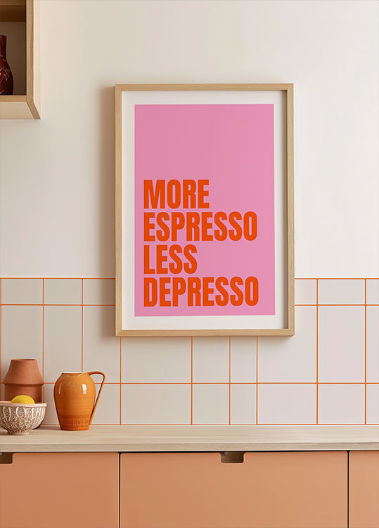 Póster Vibrações de cafeína