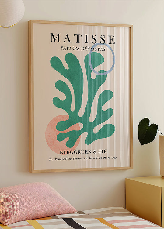 Póster Matisse floral 6