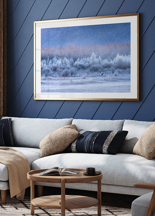 Póster Gradientes de outono e inverno