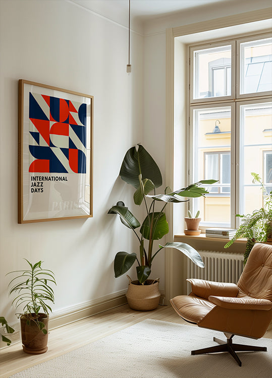 Póster Dias de Jazz em Paris