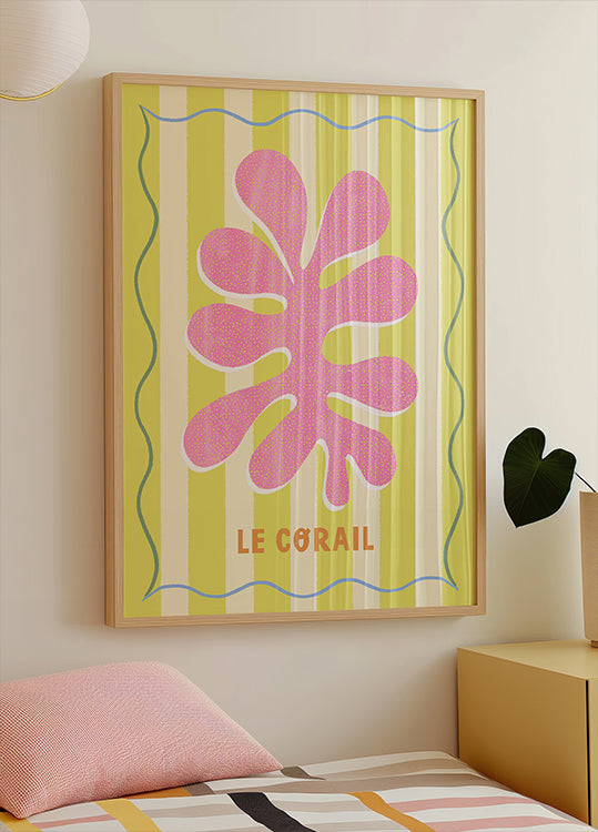 Pôster Le Corail Limão/Creme