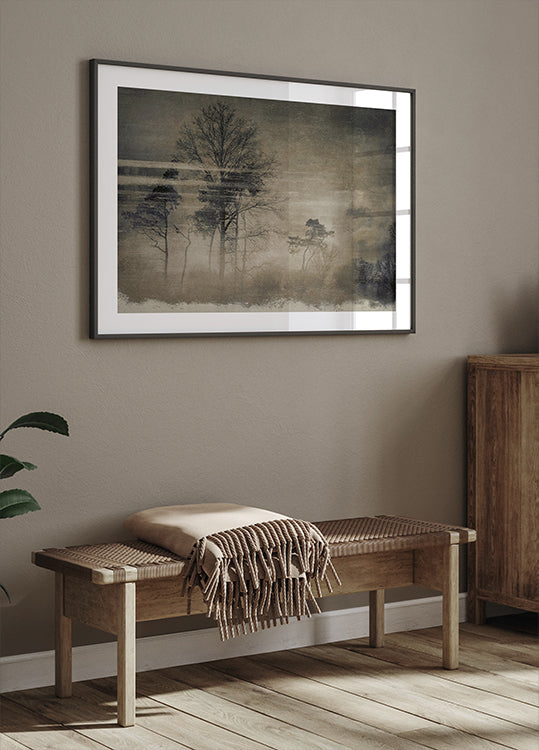 Póster Postal antigo