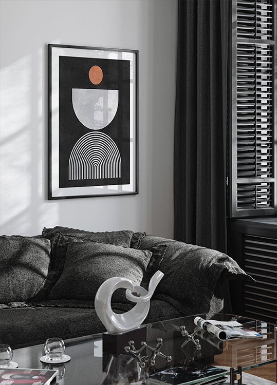 Póster Linhas e círculos 10