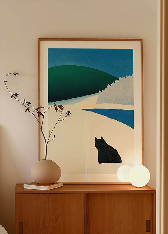 Pôster Vagando do Gato Preto