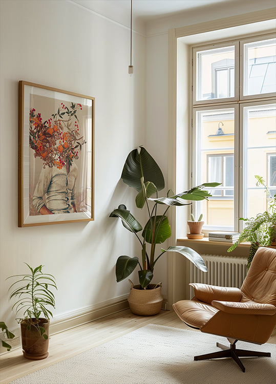 Pôster brilhante de raízes