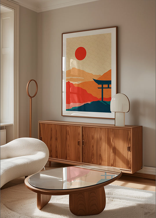 Pôster Delícia do pôr do sol